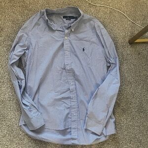 Ralph Lauren Blue Casual Button Down Shirt